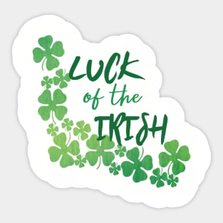 Luck of The Irish Sticker